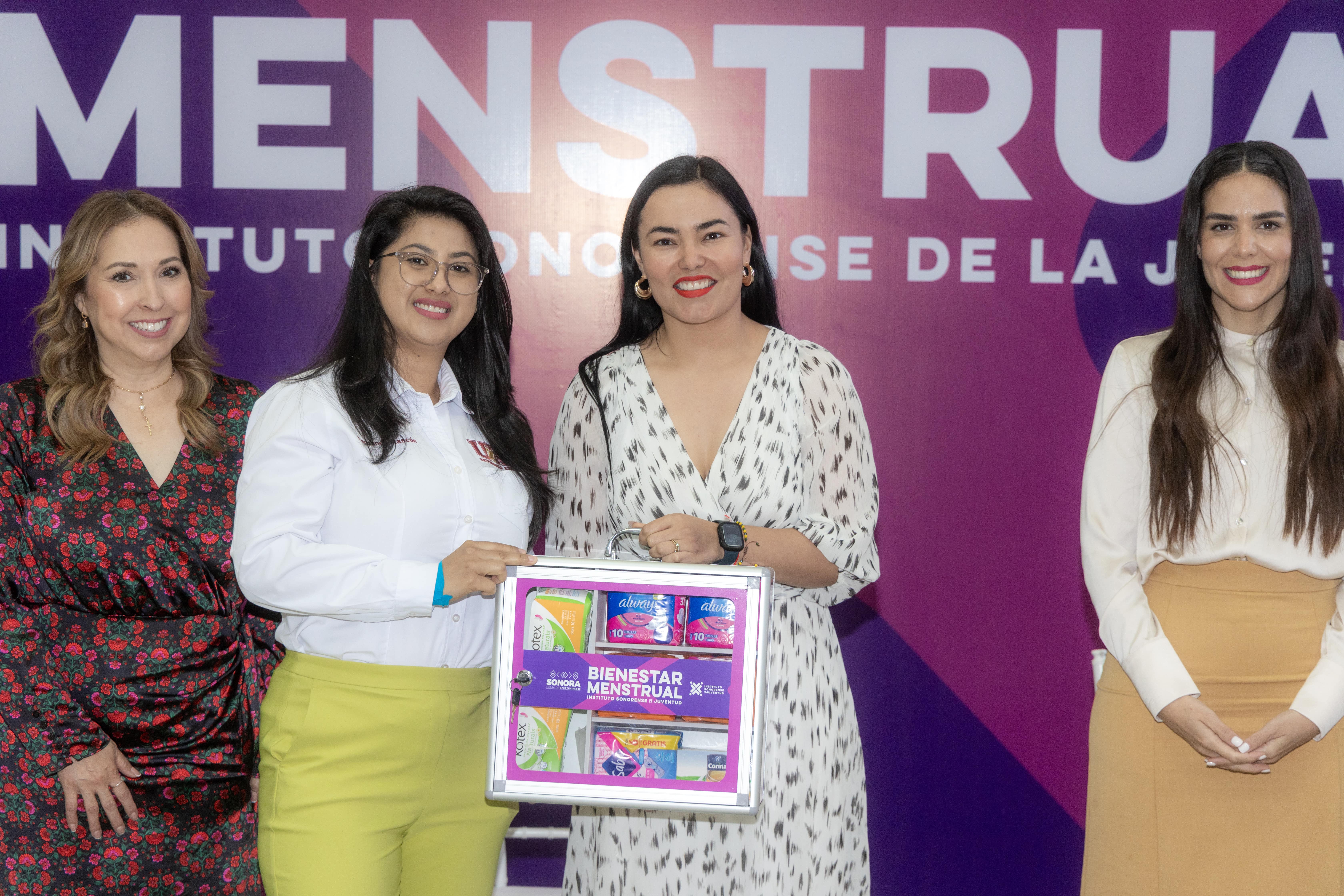 Instituto Sonorense de la Juventud lanza el Botiquín de Bienestar Menstrual.