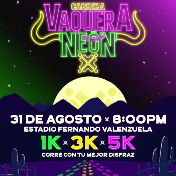 Convocatoria para la Carrera Vaquera Neon 2024