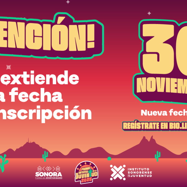 Se extiende la convocatoria del Premio Estatal de la Juventud 2025