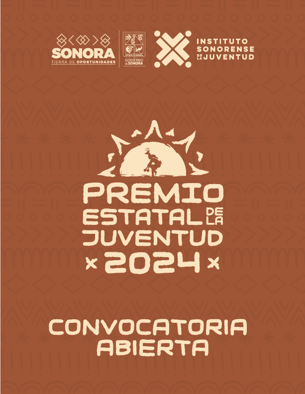 Portada de la Convocatoria al Premio Estatal de la Juventud 2024